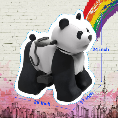 Electric Stuffed Ride on Panda Toy Animals for 3-7 Years Old (6V/7A) Muliti Animals