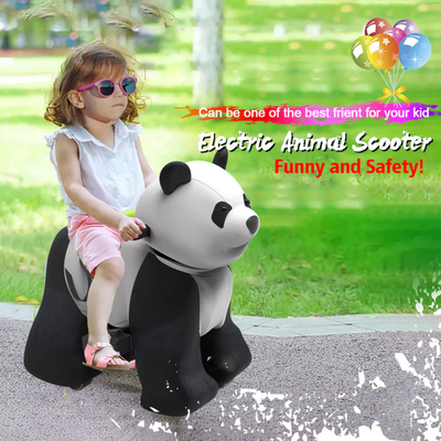 Electric Stuffed Ride on Panda Toy Animals for 3-7 Years Old (6V/7A) Muliti Animals