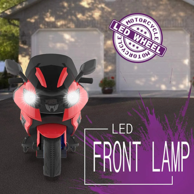 Kids Electric Power Motorcycle 12V Ride On Bike Red/Blue