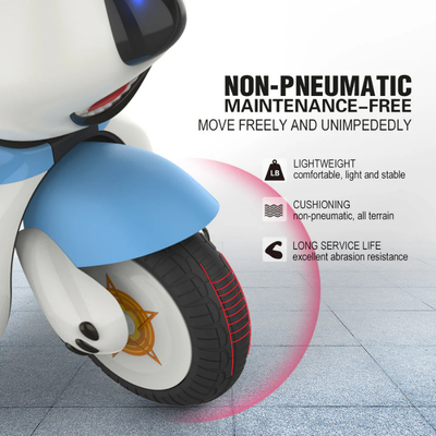 Bernard Bear Ride-On Toy 6V/4.5Ah With LED 3 Wheels For Kids (Blue/Pink)